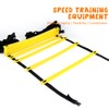 Speed Agility Training Ladder Kit 12 Adjustable Flat Rungs and