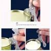 Silver One Size Stainless Steel Can Opener Manual Can Opener