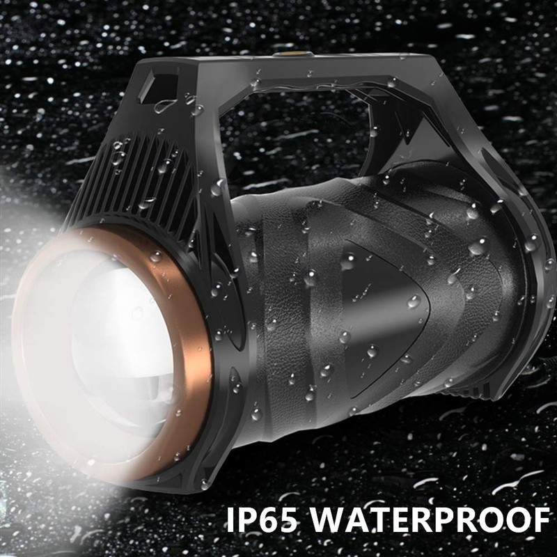 Brightest Flashlight Rechargeable Powerful Tactical Flashlights with XHP99 & COB