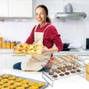 Hunnycook Cooling Racks - 10 * 16 Inch 3PCS Stackable