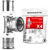 BOOPARTS - 4 Pieces - Multilayer Connectors 20 - 1/2"