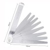 Gasea 17 Blades Stainless Steel Feeler Gauge Measuring Tool, 0.02-1.00mm