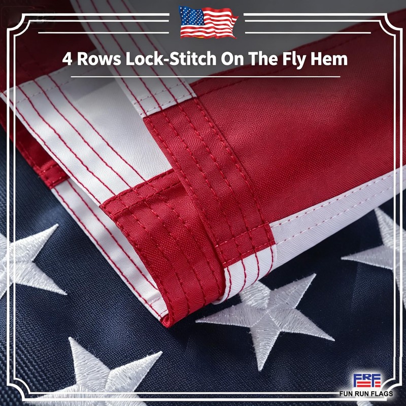 American Flags for Outside 3x5 FT Outdoor Heavy Duty Polyester