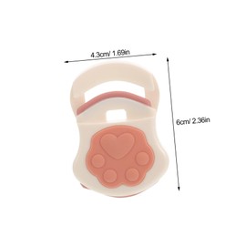 TOVINANNA Small Eyelash Curler Cat Claw Travel Eyelash Curlers for Natural Curling Safe for