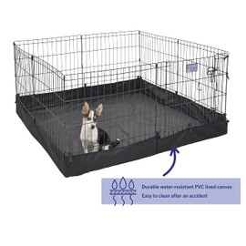 MidWest Homes for Pets Square Exercise Pen Fabric Mesh Bottom