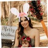 VICASKY Easter Bunny Headband for Girls and Women Floral Hair