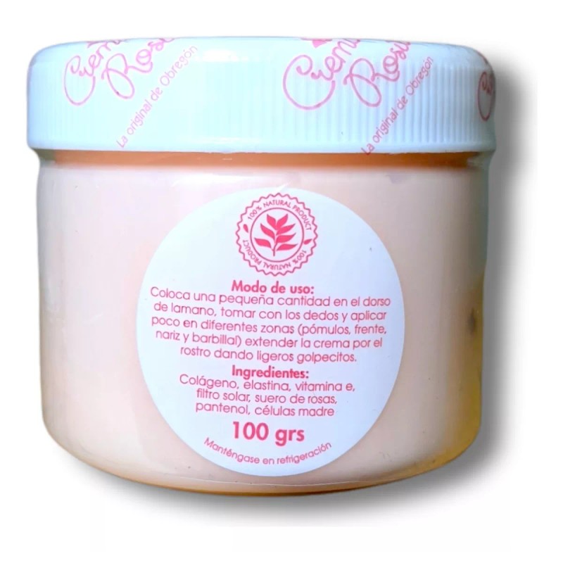 Crema Rosita De Obregón Y Serum Acido Hialurónico Colágeno