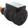 AC WORKS® 20A 250V NEMA 6-20 1ft. Outlet Extender With