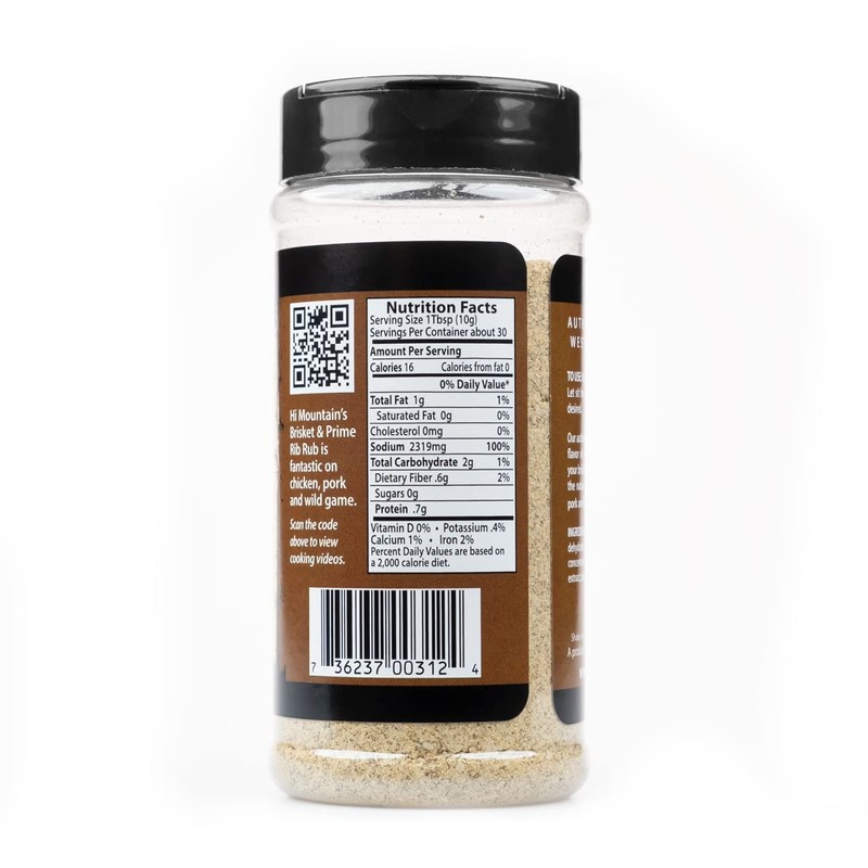 Hi Mountain Seasoning | BRISKET & PRIME RIB RUB |