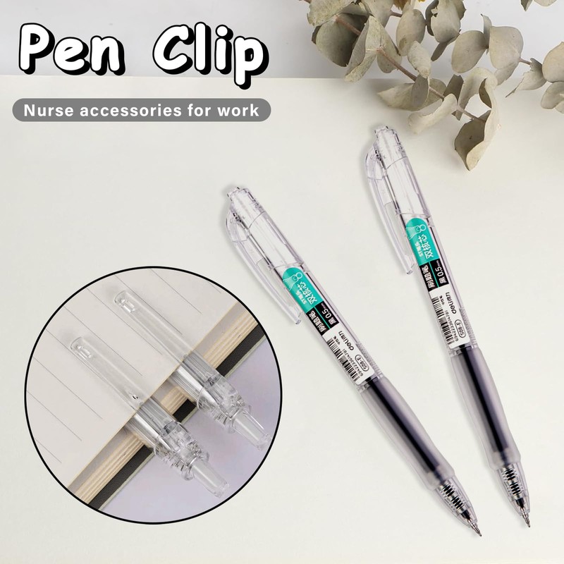 3 Pcs Retractable Black Ink Pens Fine Point Smooth Writing