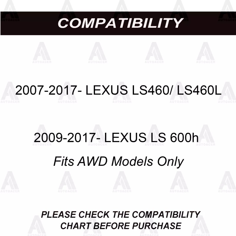 AUTOACER BUSHINGS KIT Front Upper + Lower Control Arm Bushing