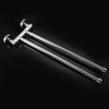 Bathroom Wall Mounted Towel Rack Swing Out Rotating Towel Hanger