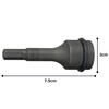 Tone 4AH-08L75 Semi-Long Hexagon Socket for Impact, 1/2 inch (12.7