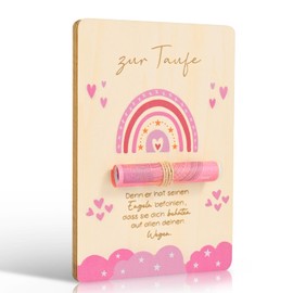 Frexpor Money Gifts Packaging Christening Gift Girls - Wooden Money Gift Christening Christening Gifts for Girls