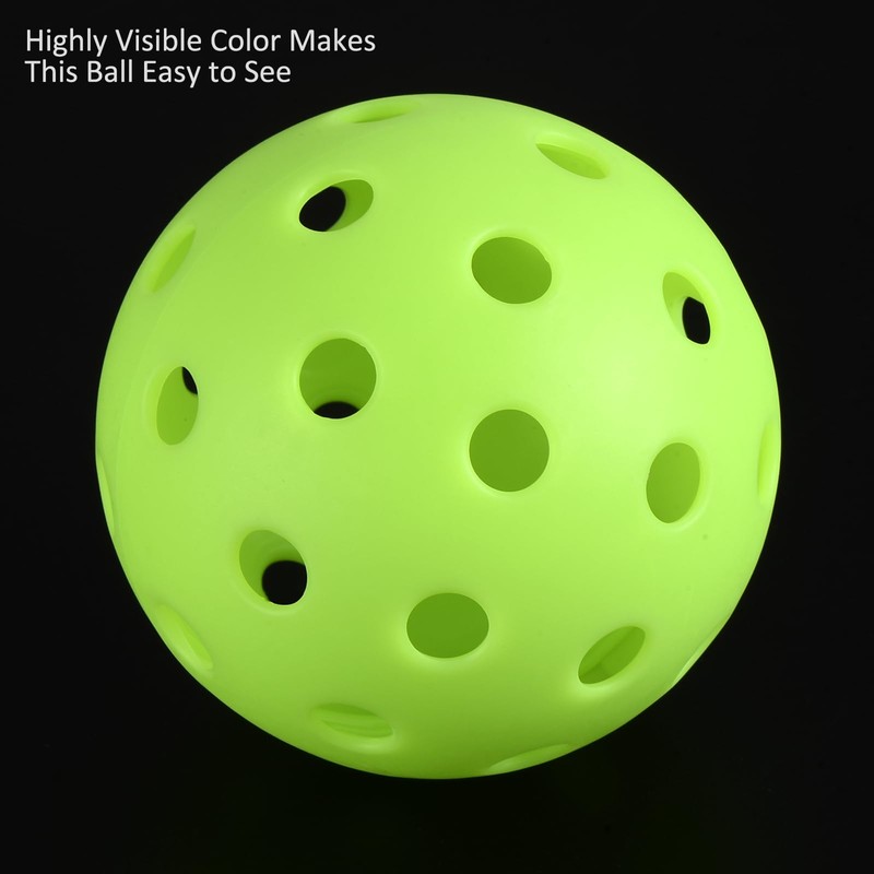 M METERXITY 4pcs Outdoor Pickleballs USA Pickleballs Approved Pickleballs Ball