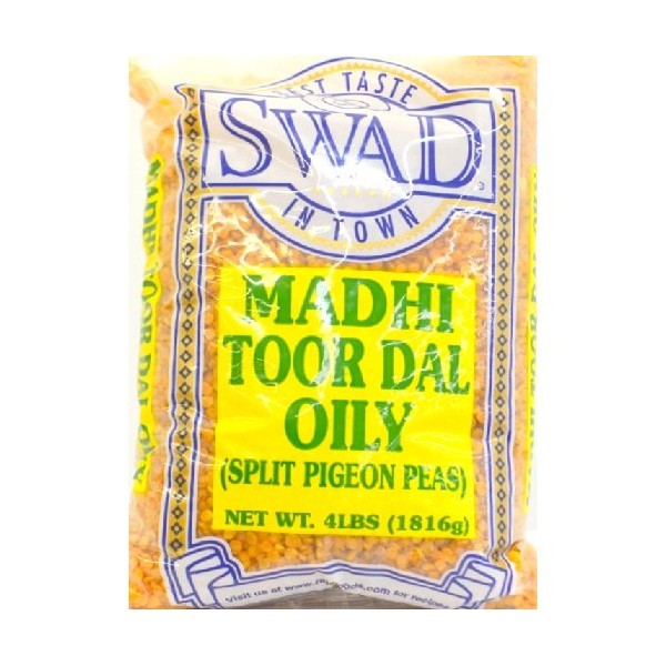 Great Bazaar Swad Oily Toor Dal, 4 Pound