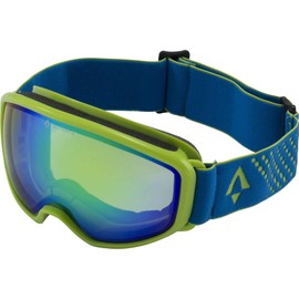 TECNOPRO Men's Ten-Seven Revo Ski Goggles, Green/Blue, 2