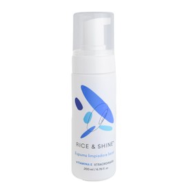 RICE & SHINE | Limpiador Facial en Espuma | Jabon Facial con 60% más Vitamina E que el Aceite de Argán - 100% Natural | Desmaquillante e Hidratante Facial