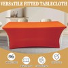 AIMENJOY Stretch Spandex Tablecloth, Rectangular Table Cover 4FT / 6FT