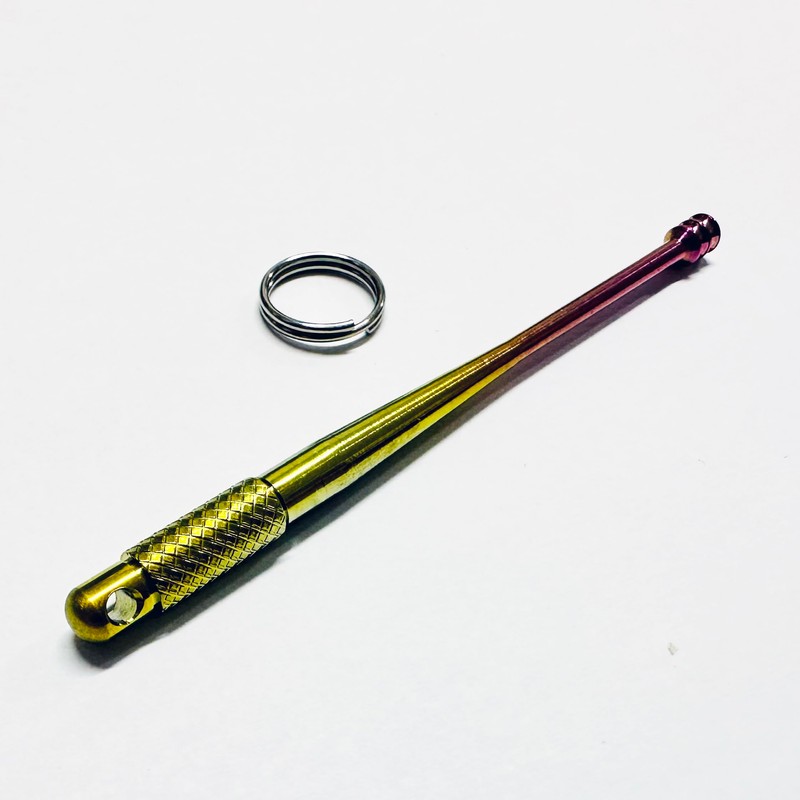 kokungkuan チタン製耳かき スクリュー型 焼き色耳掻き (ブルー)