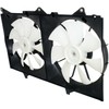 Azuresea Dual Radiator Cooling Fan Blade Assembly Set for Lexus