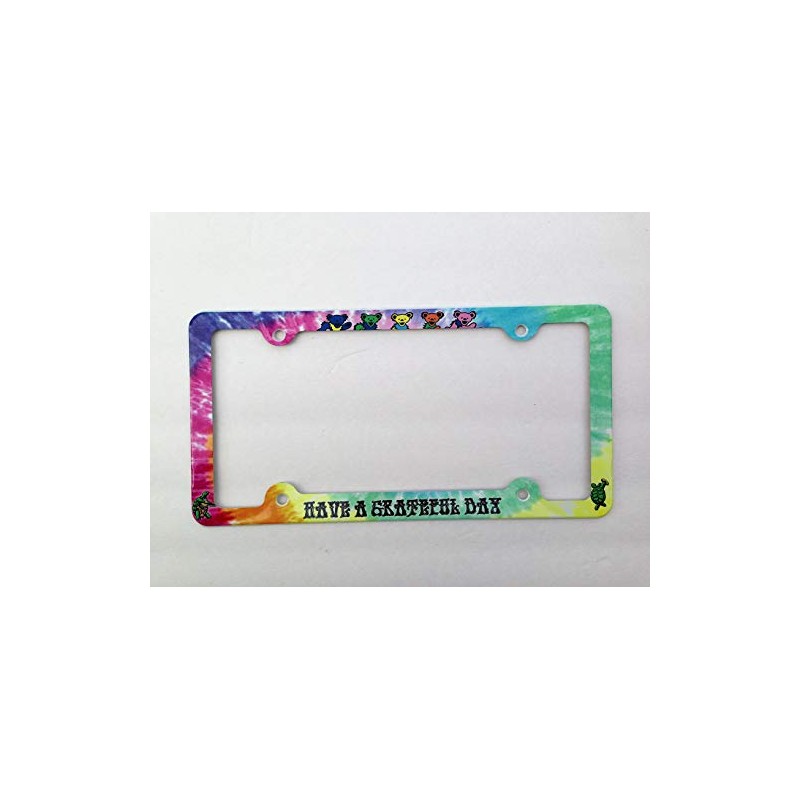 Have a Grateful Day License Plate Frame Dancing Bears and
