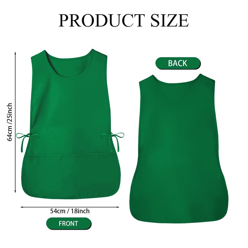 RRBXIA Smock Apron Cobbler Apron with Side Ties and 2
