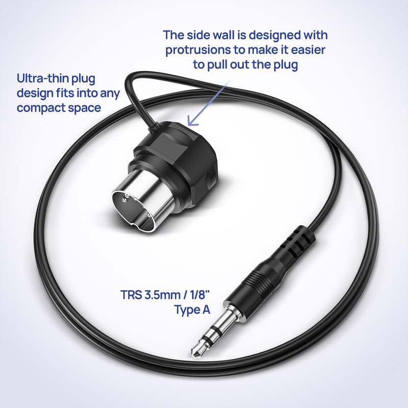 CME TRS MIDI Cable 4-Pack - Straight TRS Type A