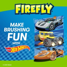Firefly Hot Wheels Toothbrush Value Pack, Soft Bristle Toothbrush for Kids 3+, 3 Ct
