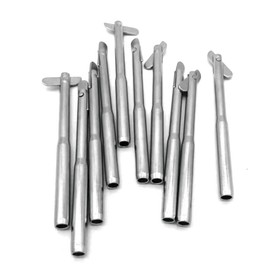 JY-MARINE Stainless Steel 316 Drop Pin Hand Swage Stud for 3/16" Cable Railing-10 Pc