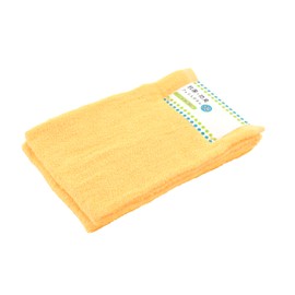Kosugizen ZG-23024-2 Face Towels, Approx. Width 13.4 inches (34 cm) x Length 31.5 inches (80 cm), 2 Pieces, Antibacterial and Odor Resistant, Towel, Bathroom Washroom, Yellow, Claire Color