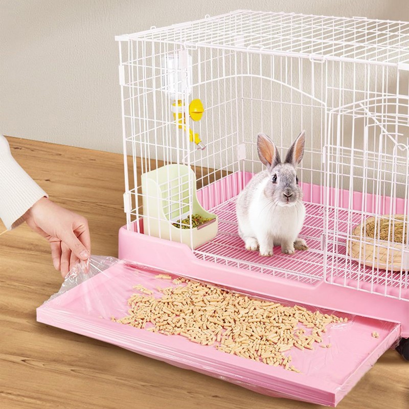 NICENEEDED 20 Pcs Paint Tray Liner, Pink Paint Pans Trays