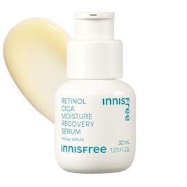 innisfree Retinol Cica Moisture Recovery Serum: Soothing and Hydrating, Visibly Improve Skin Elasticity and Firmness.
