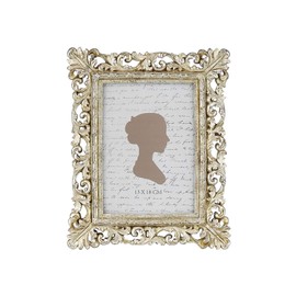 Vintage Picture Frame 5x7 Large Antique Picture Frame Table Wall Hanging Gold
