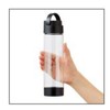 Gowell MOTTERU MO-3002-009 Water Bottle, Clear Bottle, Direct Drinking, Plastic,