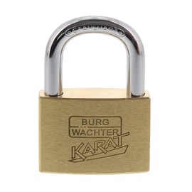 BURG WÄCHTER Cylinder Padlock 116 20, Karat 217 50/6 SB