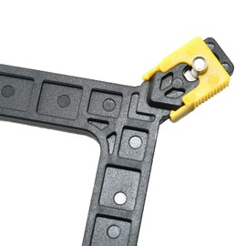 RLECS 2pcs Plastic Adjustable 775/1155/1156/1366 CPU Backplane Desktop Backplate Cooler Bracket for Intel