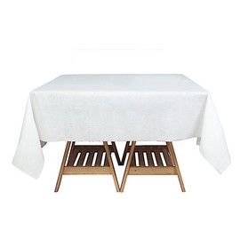 Balsa Circle White 70x70 in Disposable Airlaid Paper Square Tablecloth Wedding Party Events Reception Catering Decorations Supplies