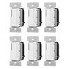 (case of 6) EATON RF9642-ZDW Z-Wave Plus Accessory Dimmer, White
