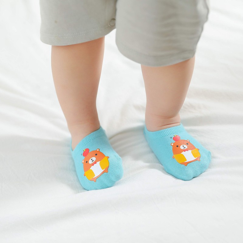 Smart-Bear W024 Children's Socks, Baby Socks, Anti-Slip, Soft, Comfortable, Sweat