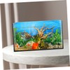 Sosoport Realistic Aquarium Fish Tank Background Decal River Bed Landscape