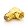 deleyCON 4 x Satellite Angle Adaptor 90° Degree for Coaxial
