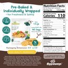 Veggie Crispy Crackers, All-Natural Individually Wrapped Whole Grain Healthy &