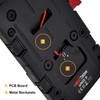HEDBOX Unix-FX9 V Mount Battery Adapter Power Plate, with 3X
