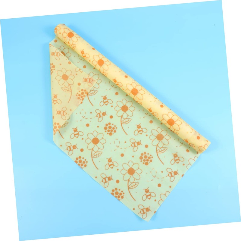 DOITOOL 1Roll Beeswax Food Wraps Organic Cotton Reusable Food Preservation