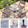 2Pcs Clear Standard Size Silicone Umbrella Hole Ring Plug and