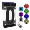 XINDEW Solar House Numbers for Outside, 3D Acrylic Number Colorful