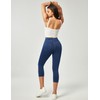 IUGA Jeggings for Women Pull On Capri Jeans Stretchy Jean