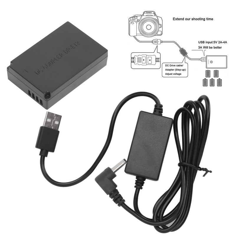 55.5V USB Drive Cable Mobile Power Supply DC Coupler LPE12