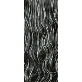 OneDor® 20" Curly 3/4 Full Head Synthetic Hair Extensions Clip on/in Hairpieces 5 Clips 120g (1BH613)